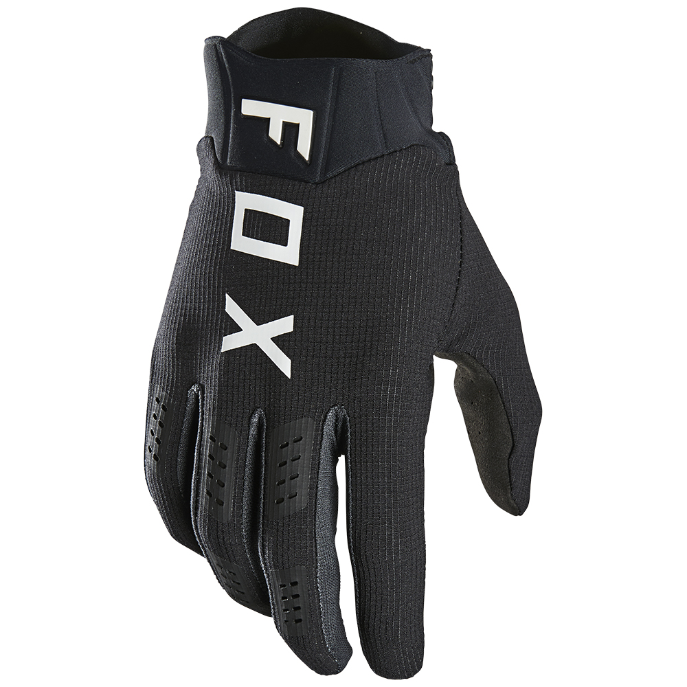 Fox Flexair Black Motocross Gloves - Image 1