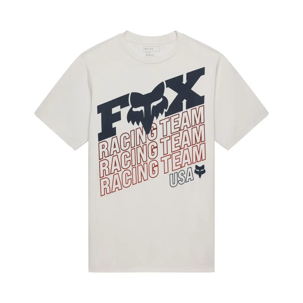 Fox Coldpress 195 Original Tee Light Grey