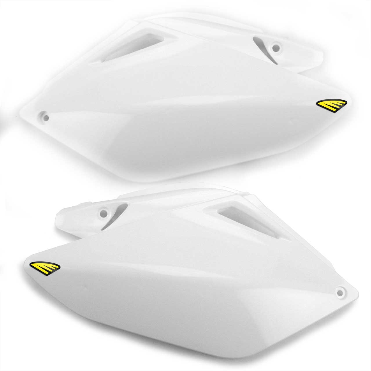 SIDE #PLATE CRF450 07-08 WHT - Image 1