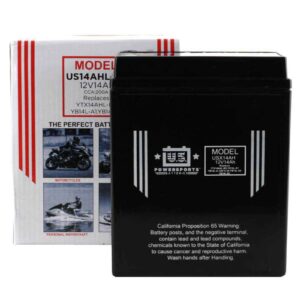USPS AGM BATTERY USX14AH-BS YB14-A2 *4 +L -R - Image 4