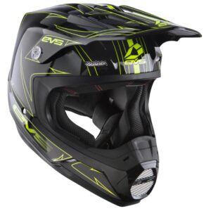 EVS T5 HELMET PINNER BK/HV MD - Image 2