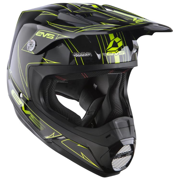 EVS T5 HELMET PINNER BK/HV MD - Image 2