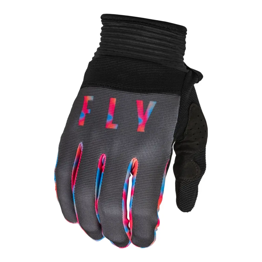 Fly F-16 Motocross Gloves Grey/Pink/Blue