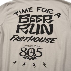 Fasthouse 805 Beer Run Tee Light Grey - Image 2