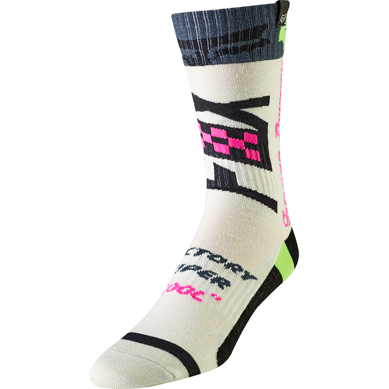 Socks Fox Czar MX Youth Grey - Image 1