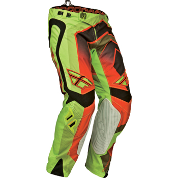 Motocross Pants Fly 2014 Youth Evolution "Vertigo" Green/Red/Black - Image 1