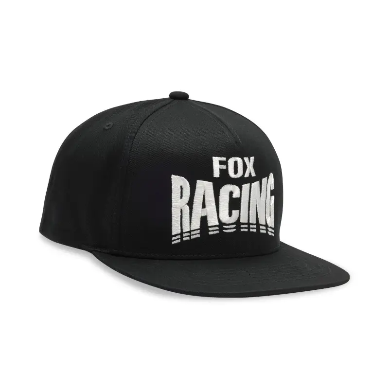 Fox Tread Snapback Hat Black