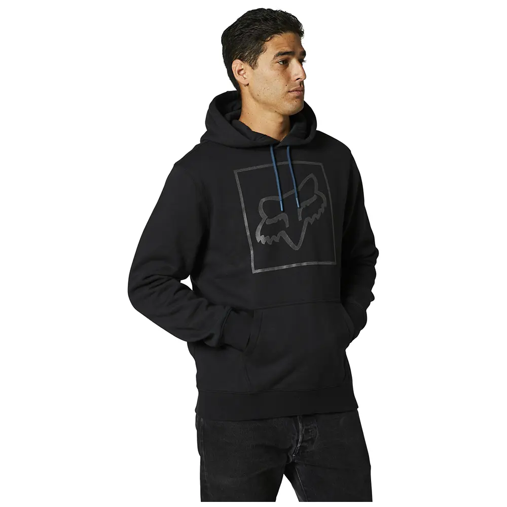 Fox Off Tilter Pullover Fleece Hoody Black