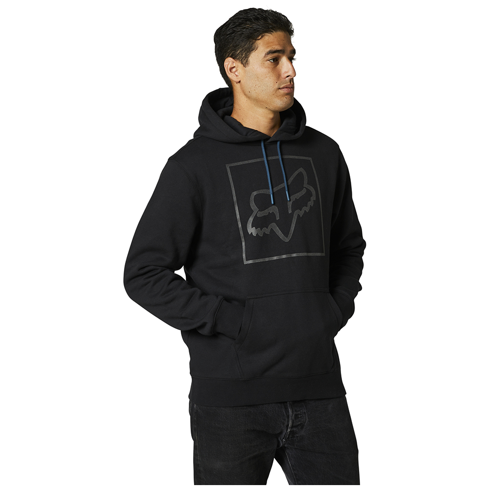 Fox Off Tilter Pullover Fleece Hoody Black - Image 1