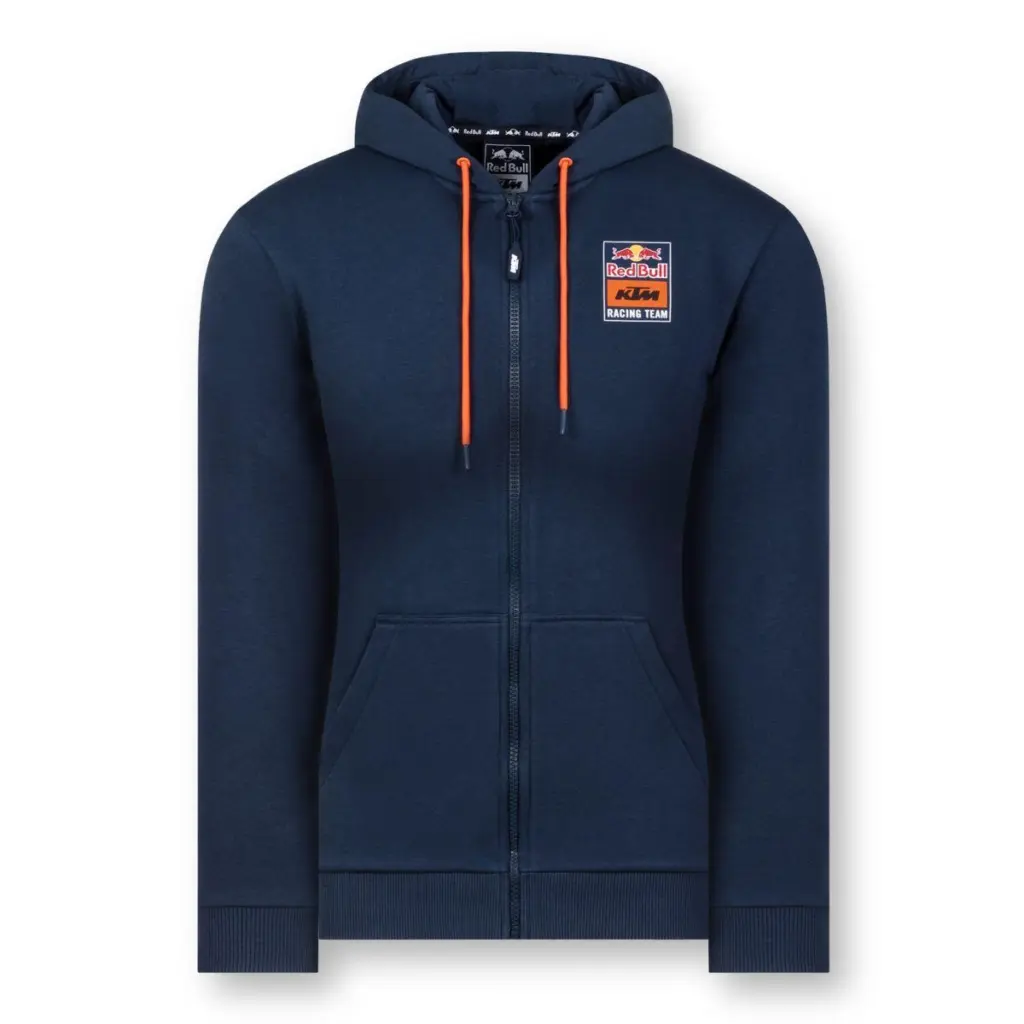 KTM Redbull Backprint Zip Hoodie Ladies Navy
