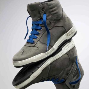 SMOKE SHORT URBAN BOOTS GREY LEATHER 41 - Image 2