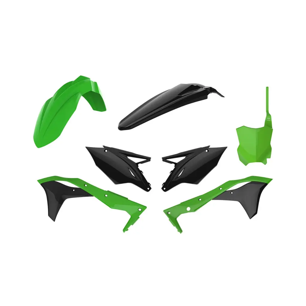 POLISPORT MX KIT KAW KX450F 16-18 GREEN/BLACK
