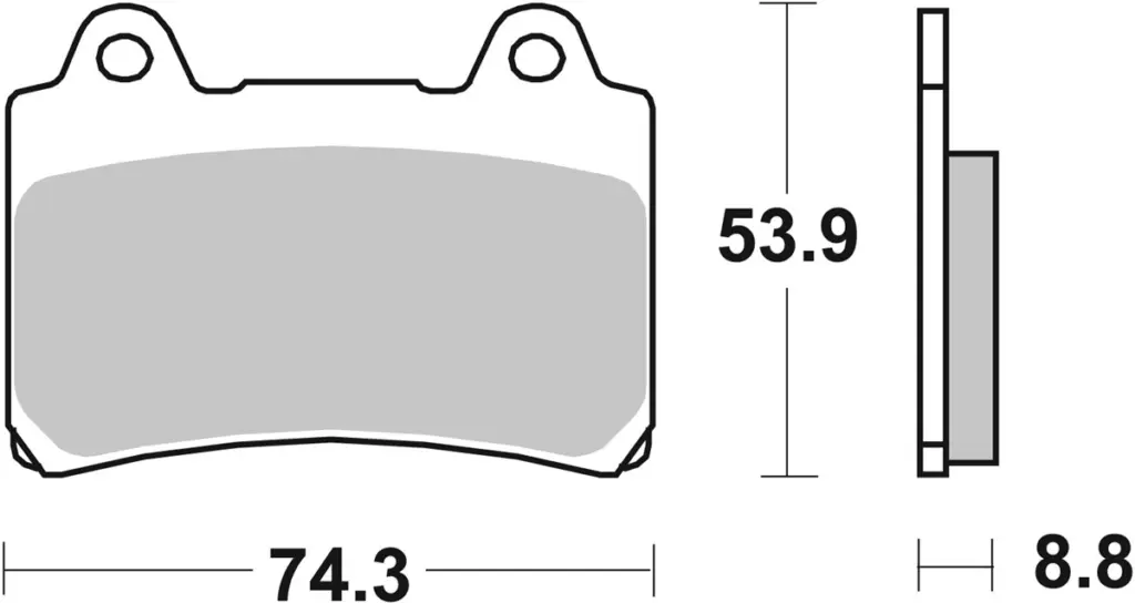 SBS 613HS Front Brake Pad