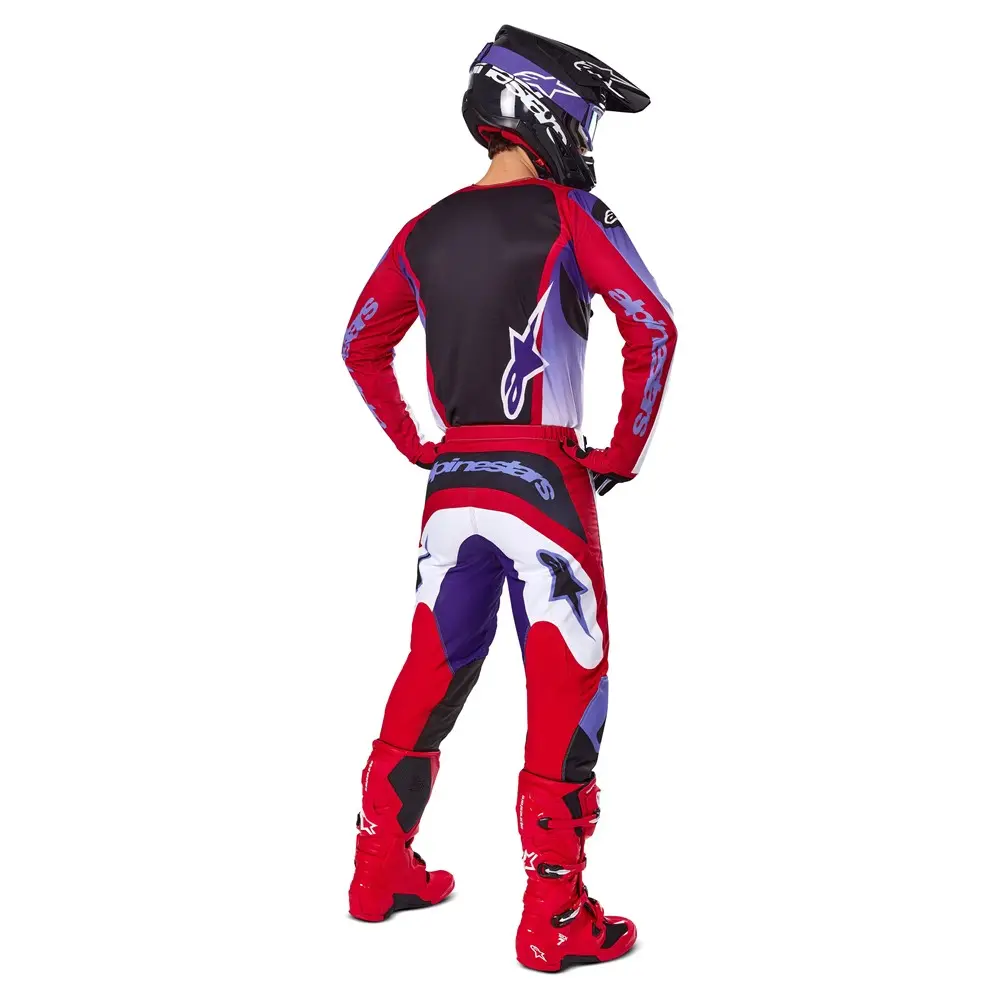 Alpinestars Fluid Wurx Motocross Pants Purple/Bright Red