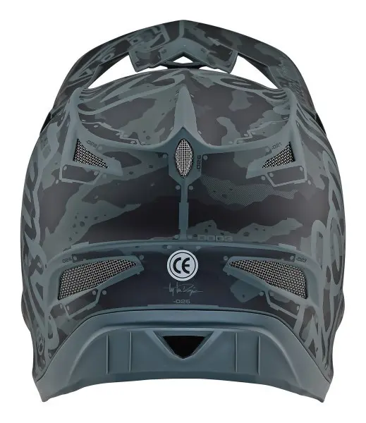 Helmet Troy Lee D3 AS Fiberlite Factory Camo Green