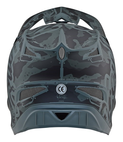 Helmet Troy Lee D3 AS Fiberlite Factory Camo Green - Image 3