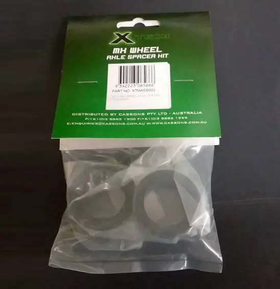 X TECH MX WHEEL AXLE SPACER KIT KAW FRONT