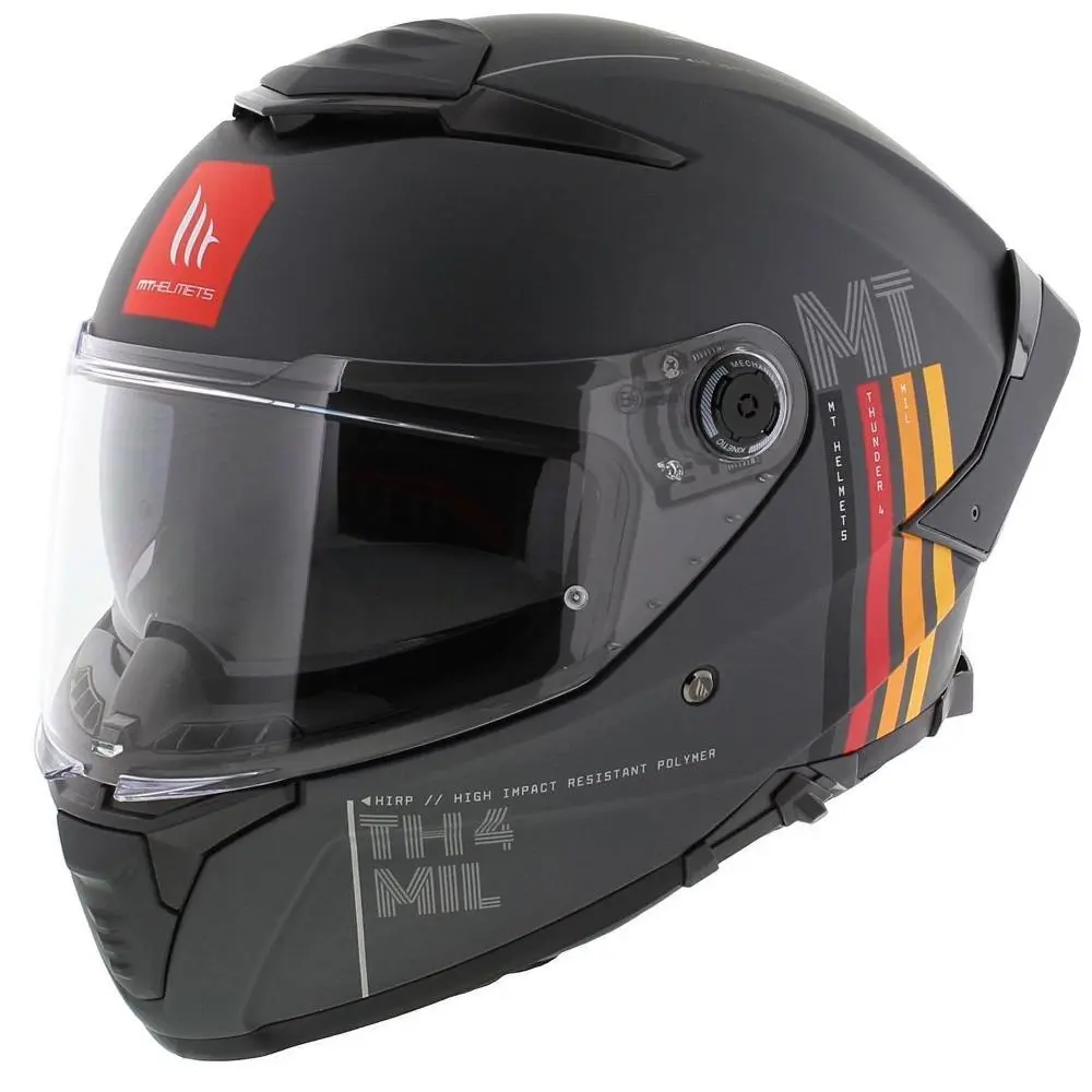 MT Thunder 4 Sv Road Helmet Mil Matte Grey