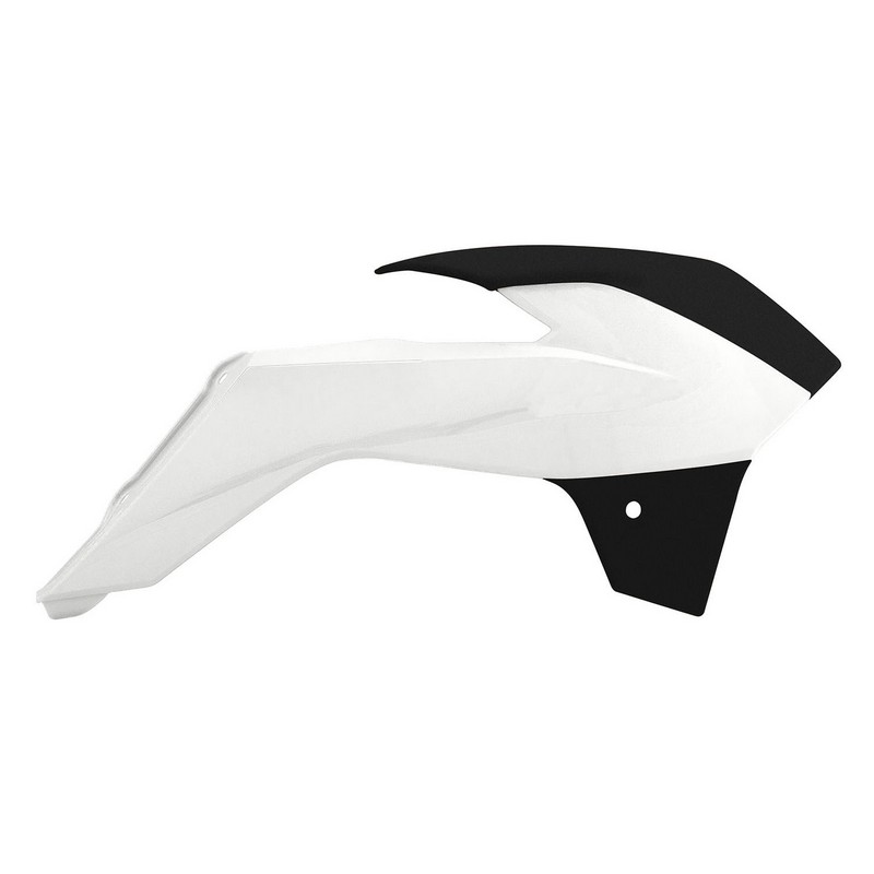 RADIATOR SHROUDS RTECH KTM 85SX 13-17 WHITE BLACK - Image 1