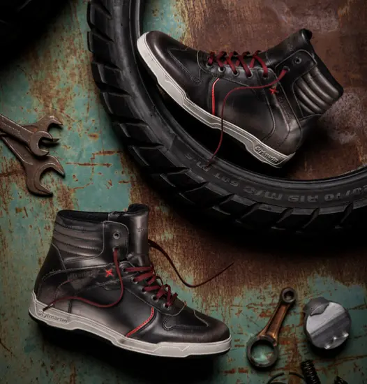 IRON SHORT URBAN BOOTS BLACK LEATHER 47