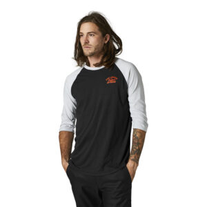 Fox Original Speed 3/4 Raglan Black Top - Image 3