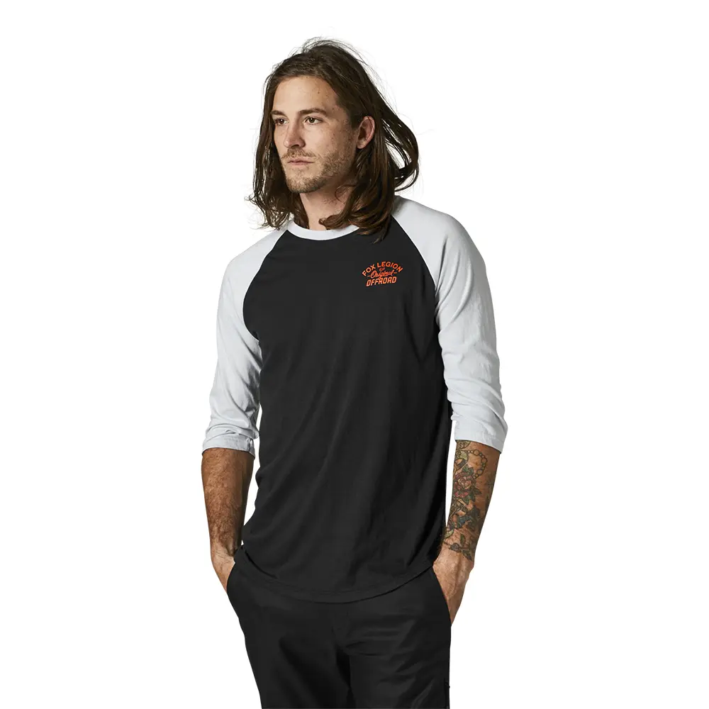 Fox Original Speed 3/4 Raglan Black Top