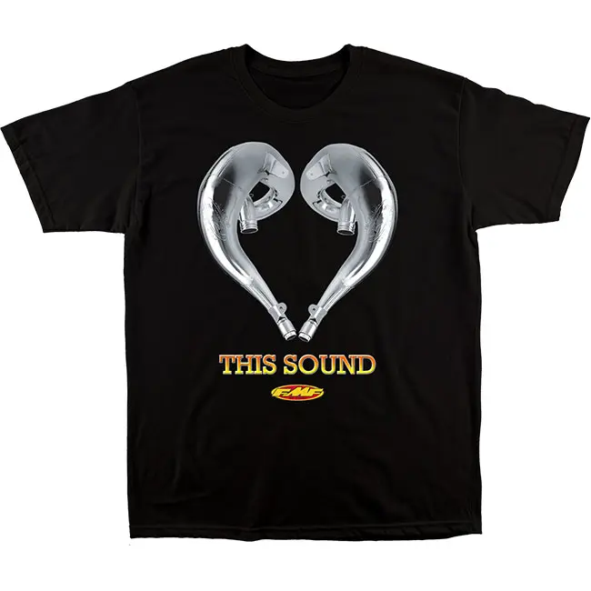 *M Love This Sound 2 Tee Black FMF []