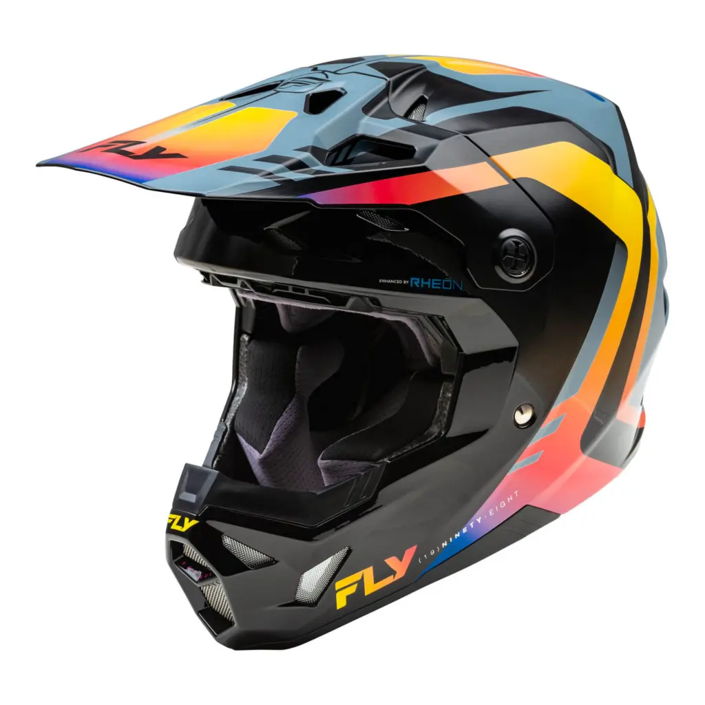 FLY Racing Formula CP Krypton Motocross Helmet - Grey / Black / Electric Fade