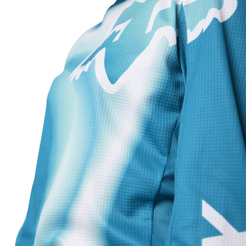 Fox 180 Toxsyk Motocross Jeresy Ladies Maui Blue - Image 4