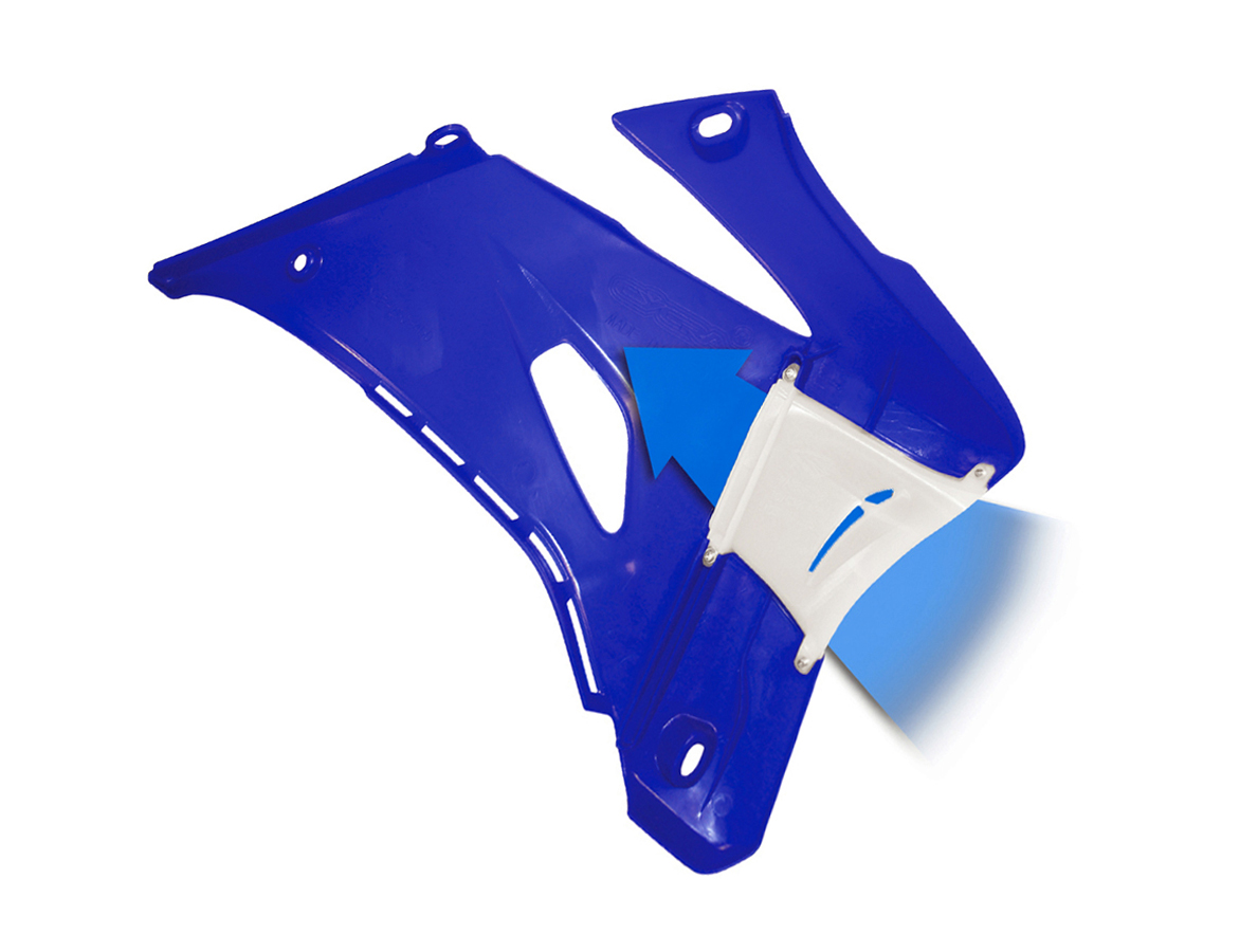 PF RAD SHROUD BLU YZF 06-09 AL - Image 1