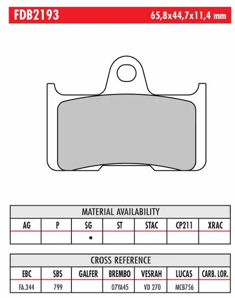 FERODO BRAKE BPADS