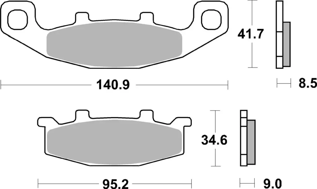 SBS 597HS Front Brake Pads