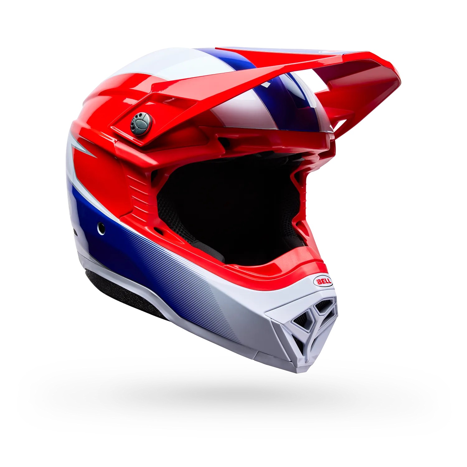 Bell Moto-10 Mips Falcon ECE Motocross Helmet Red/White - Image 1