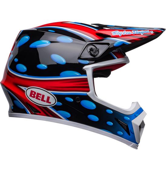 Bell Mx-9 Mips Mcgrath Showtime Motocross Helmet Black/Red - Image 1