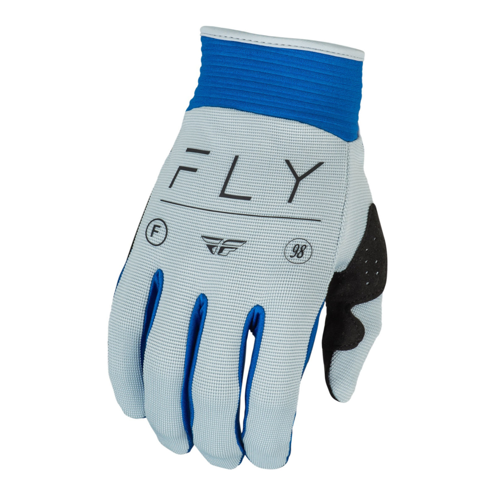 FLY Racing F-16 Motocross Gloves Ladies Arctic Grey / Blue - Image 1