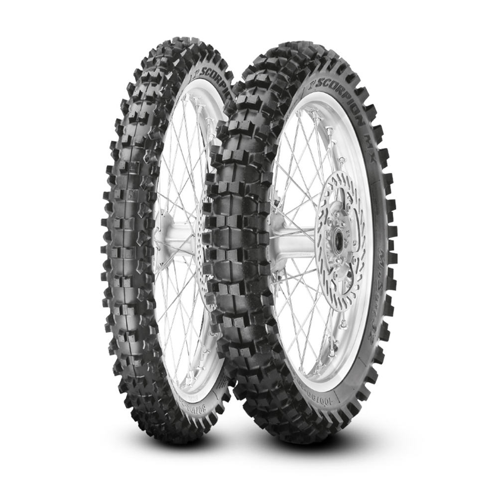 Pirelli SCMX Mid Soft Front Motocross Tyre 90/100x21 - Image 1
