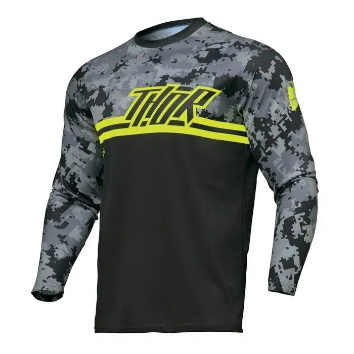Thor Sector Digi Motocross Jersey Youth Black/Camo