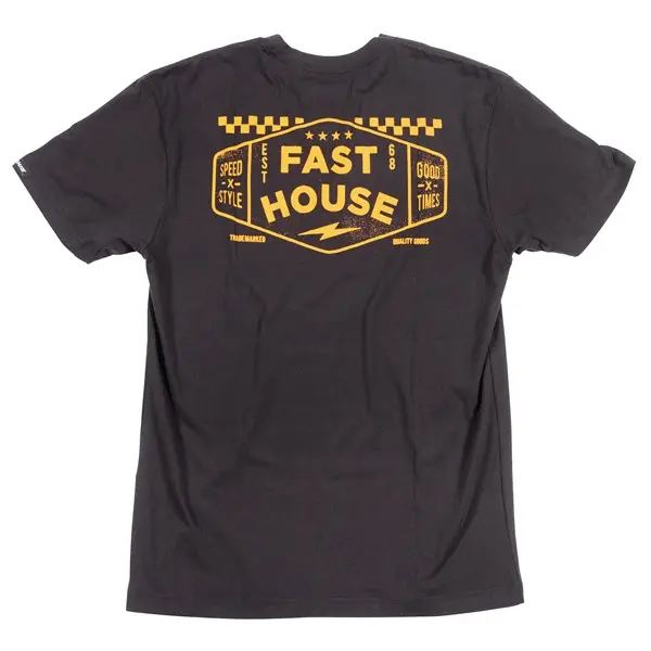 Fasthouse Station Tee Black