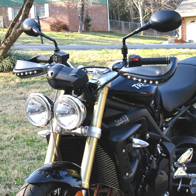 Dual Road Handguard Silver Acerbis                         []