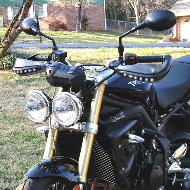 Dual Road Handguard Silver Acerbis                         [] - Image 1