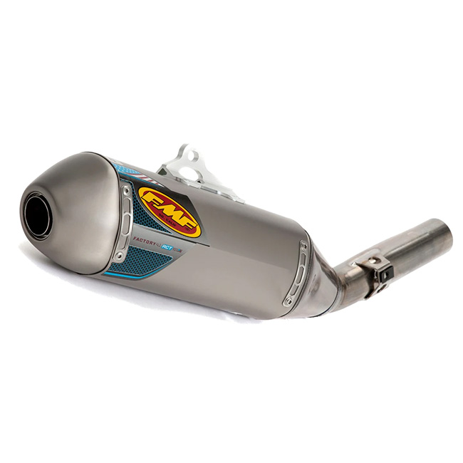 I 4.1 RCT Ti CRF450R 11-12 Silver Slip On [] - Image 1