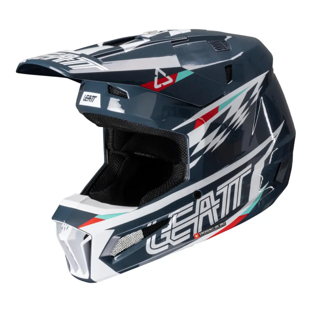 Leatt 3.5 Motocross Helmet Kit - Blue