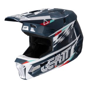 Leatt 3.5 Motocross Helmet Kit - Blue - Image 2
