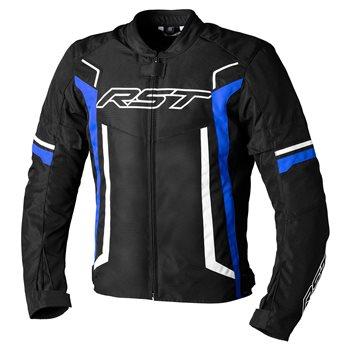 RST Pilot Evo CE Textile Road Jacket Black/Blue/White - Image 1