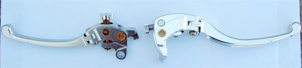 CNC LEVER BLADE PAIR L & R HONDA CBR 1000 '08-10 - SILVER - NLA