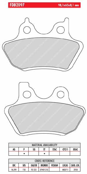 FERODO BRAKE BPADS 312ST - Image 99