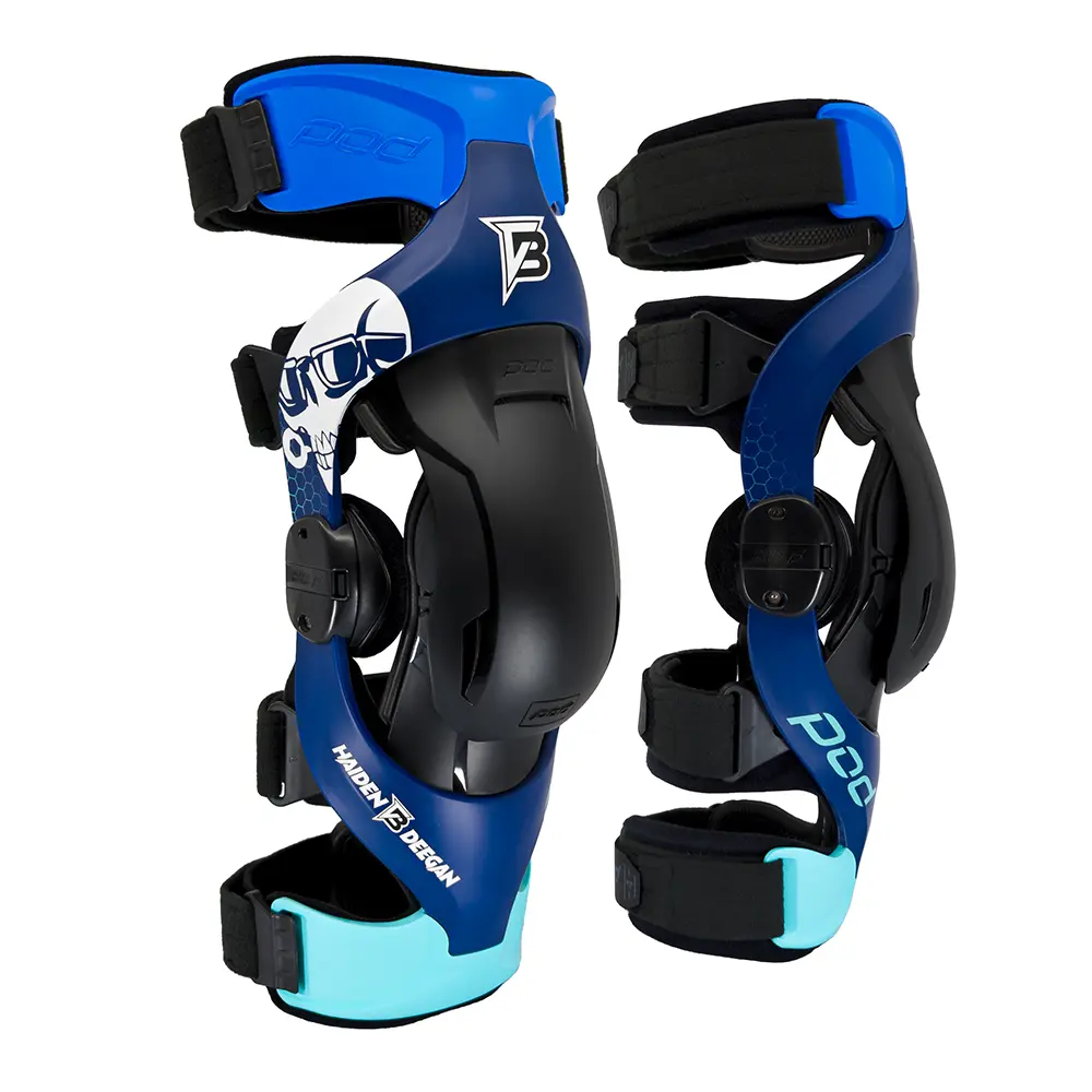 POD K4 2.0 Knee Brace Pair Danger Boy Blue