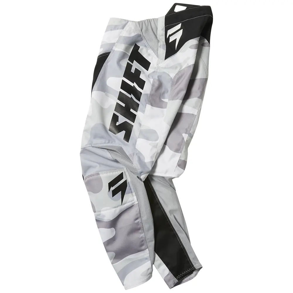 Motocross Pants Shift White Label Youth Black Camo
