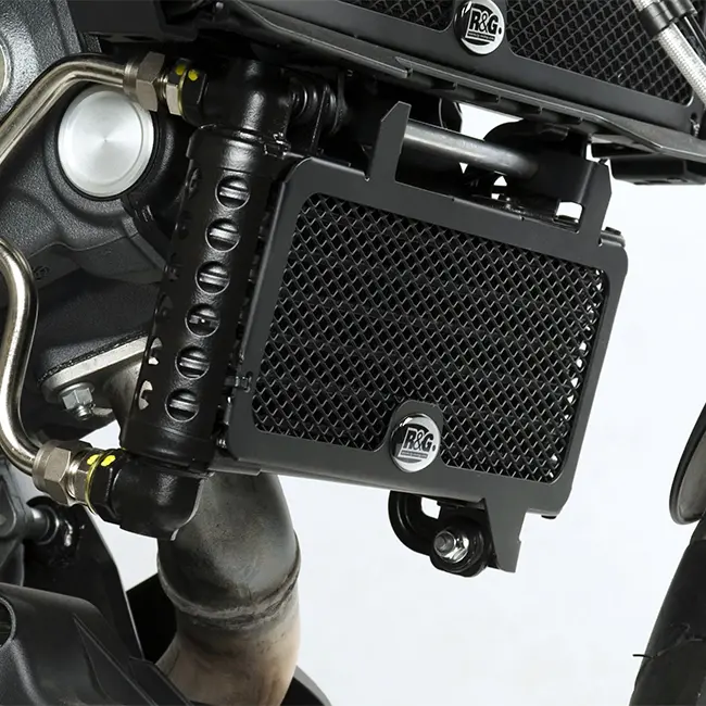 Oil Cooler Guard Ducati Red R&G                            []