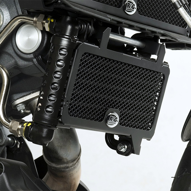 Oil Cooler Guard Ducati Red R&G                            [] - Image 2